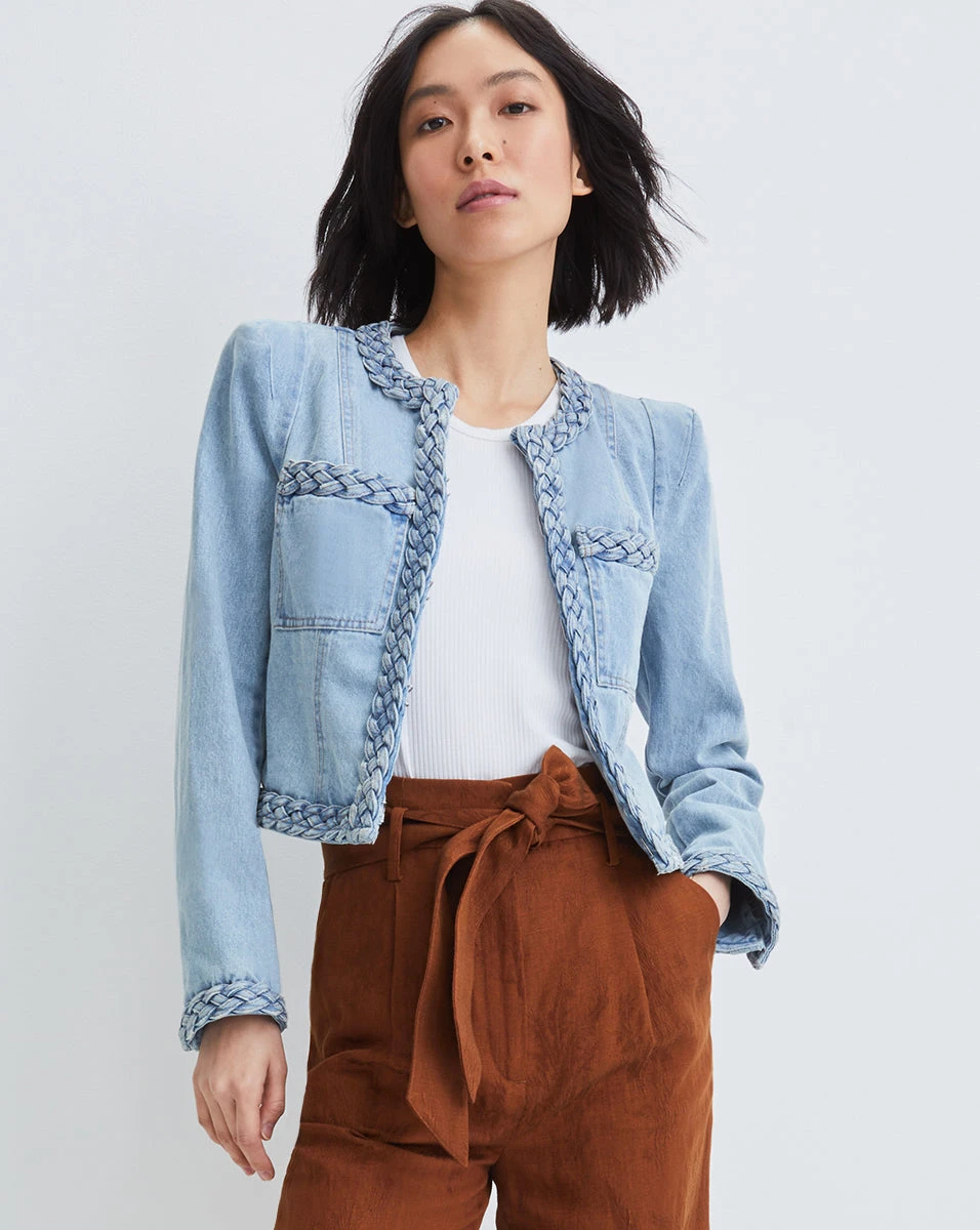 Veronica Beard Clothing Arrowe Denim Jacket Veronica Beard Clothing Arrowe Denim Jacket