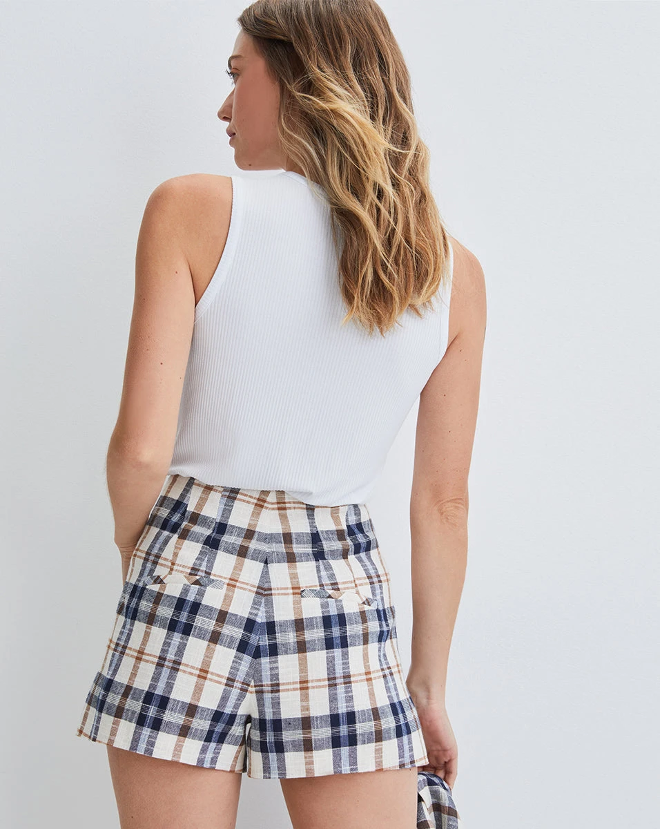 Veronica Beard Jazmin Plaid Short Clothing Veronica Beard Jazmin Plaid Short Clothing