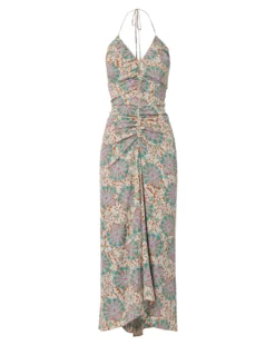 Veronica Beard Aldana Medallion-Floral Dress
