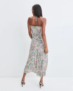 Veronica Beard Aldana Medallion-Floral Dress