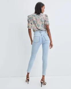 Veronica Beard Clothing Henrieta Medallion-Floral Top