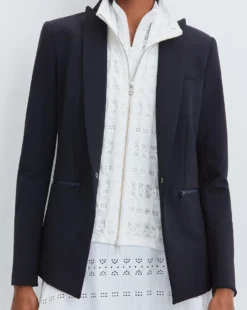 Veronica Beard Veronica Beard X L'Etoile Turtleneck Lace Dickey