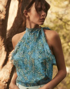 Veronica Beard Dali Floral Top