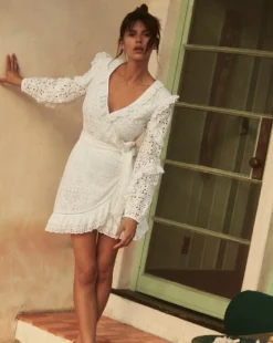 Veronica Beard New Arrivals Julia Eyelet Dress