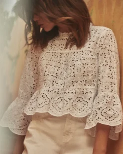 Veronica Beard Emmalyn Eyelet Top New Arrivals 13 Veronica Beard Emmalyn Eyelet Top New Arrivals