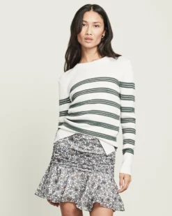 Veronica Beard Taras Boho-Floral Skirt Clothing