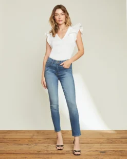 Veronica Beard Cathie Ruffled Top Clothing