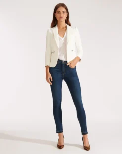 Veronica Beard Clothing Scuba Schoolboy Dickey Jacket