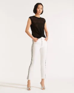 Veronica Beard Clothing Kellen Twist-Front Sweater