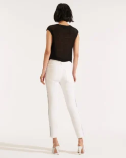 Veronica Beard Clothing Kellen Twist-Front Sweater