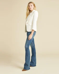 Veronica Beard Schoolboy Linen Dickey Jacket Clothing