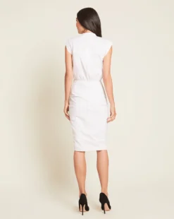 Veronica Beard Best Sellers Ruched Shirtdress