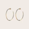 Veronica Beard Accessories Atlas Twist Hoop Earrings 2 Veronica Beard Accessories Atlas Twist Hoop Earrings