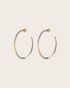 Veronica Beard Accessories Atlas Twist Hoop Earrings