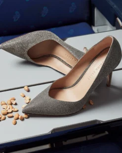 Veronica Beard Nathalia Metallic Pump Shoes