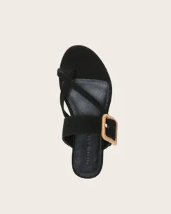 Veronica Beard Salva Crisscross Suede Sandal