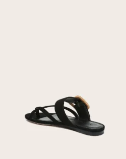 Veronica Beard Salva Crisscross Suede Sandal