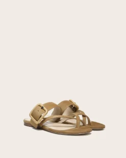 Veronica Beard Salva Crisscross Suede Sandal