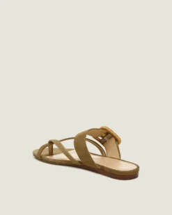 Veronica Beard Salva Crisscross Suede Sandal