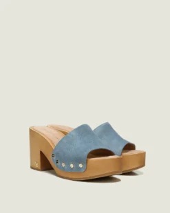 Veronica Beard Hannalee Suede Clog Sandal Best Sellers