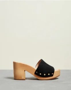 Veronica Beard Hannalee Suede Clog Sandal Best Sellers