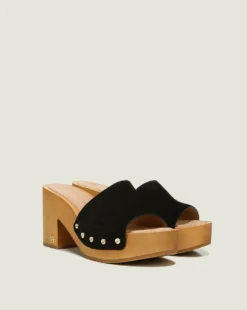 Veronica Beard Hannalee Suede Clog Sandal Best Sellers