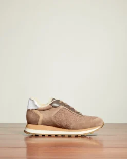 Veronica Beard Shoes Hartley Mixed-Media Sneaker