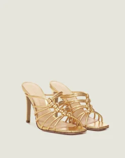 Veronica Beard Avita Knotted Strap Sandals Shoes