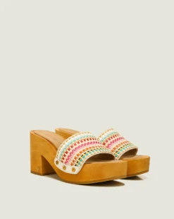 Veronica Beard Hannalee Woven Clog Sandal