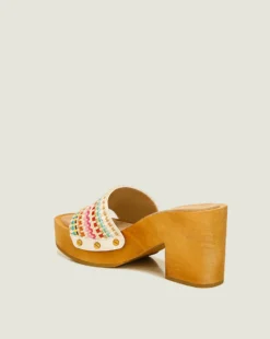 Veronica Beard Hannalee Woven Clog Sandal