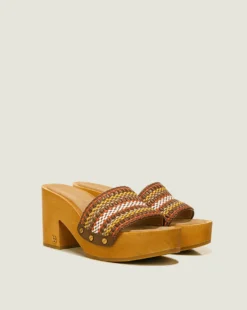 Veronica Beard Hannalee Woven Clog Sandal