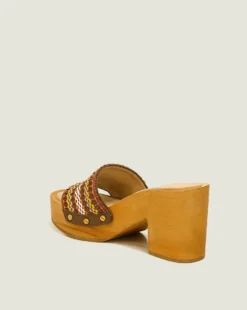 Veronica Beard Hannalee Woven Clog Sandal