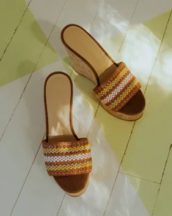 Veronica Beard Dali Woven Wedge Sandal Shoes 6 Veronica Beard Dali Woven Wedge Sandal Shoes