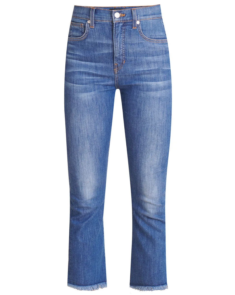 Veronica Beard Carly Kick-Flare Jean | Raw Hem Veronica Beard Carly Kick-Flare Jean | Raw Hem