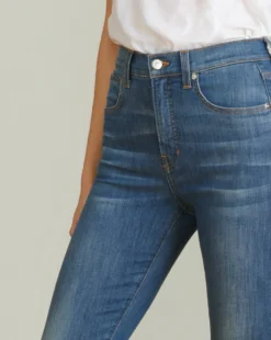 Veronica Beard Carly Kick-Flare Jean | Raw Hem 6 Veronica Beard Carly Kick-Flare Jean | Raw Hem