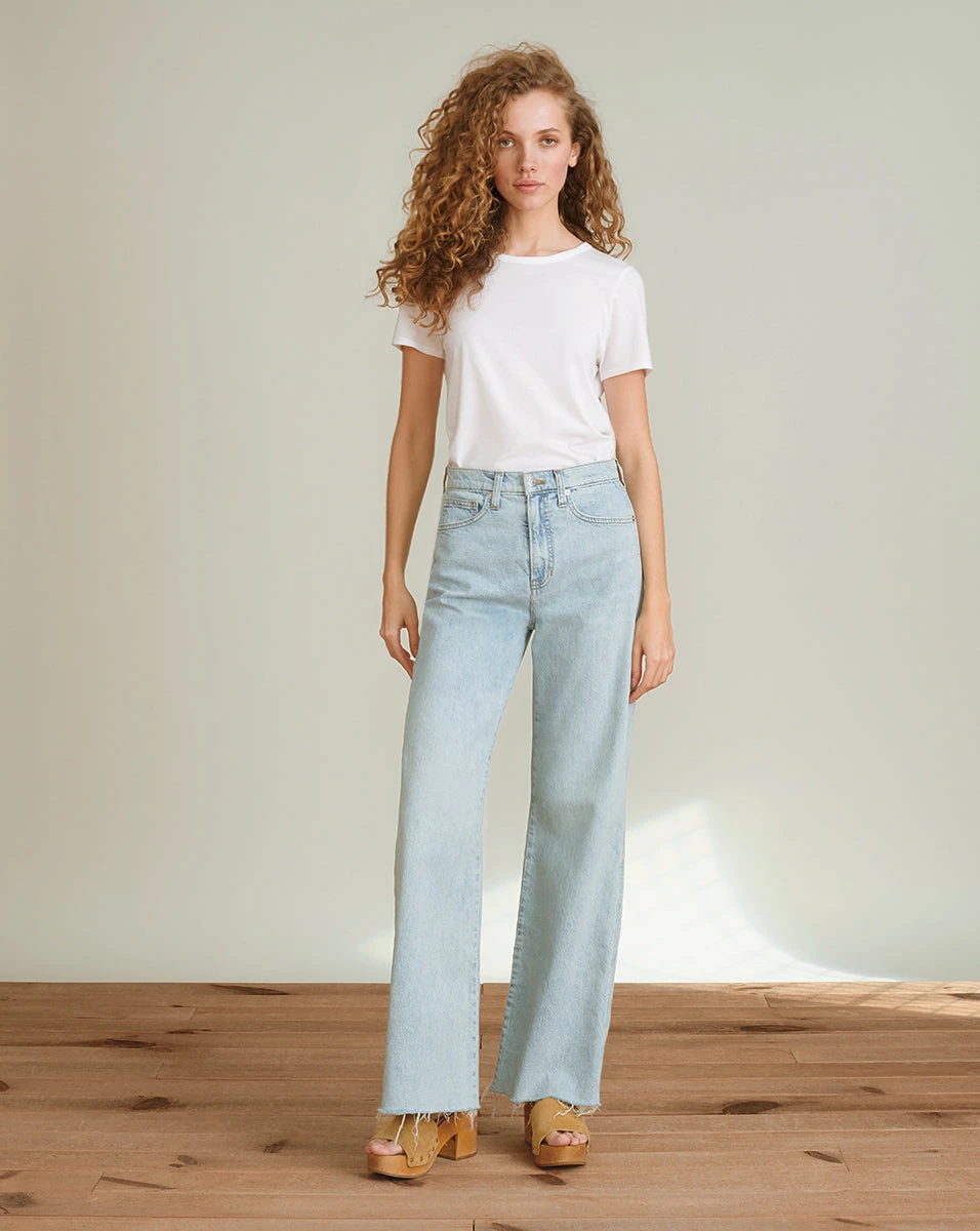 Veronica Beard Taylor Wide-Leg Jean Clothing Veronica Beard Taylor Wide-Leg Jean Clothing