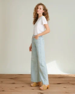 Veronica Beard Taylor Wide-Leg Jean Clothing 4 Veronica Beard Taylor Wide-Leg Jean Clothing
