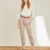Veronica Beard Tedi Elastic Waist Pant