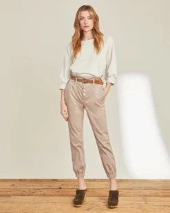 Veronica Beard Tedi Elastic Waist Pant