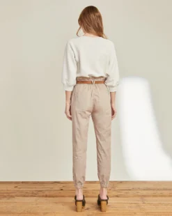 Veronica Beard Tedi Elastic Waist Pant