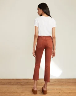 Veronica Beard Clothing Carly Kick-Flare Jean | Raw Hem