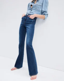 Veronica Beard Beverly Skinny-Flare Jean