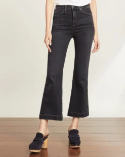 Veronica Beard Carson Ankle-Flare Jean