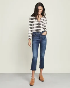 Veronica Beard Clothing Carly Kick-Flare Jean