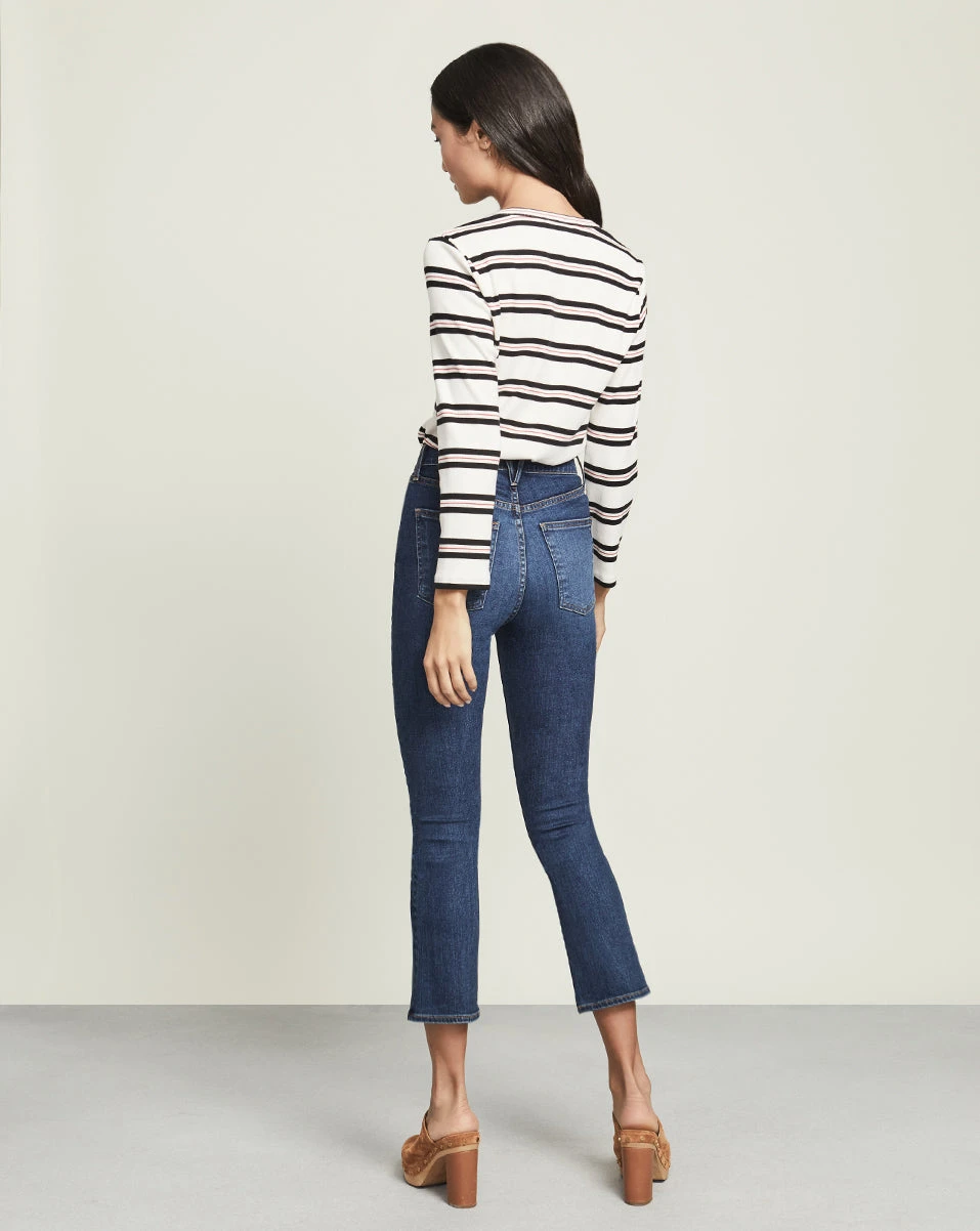 Veronica Beard Clothing Carly Kick-Flare Jean | Extended Size Veronica Beard Clothing Carly Kick-Flare Jean | Extended Size