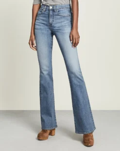 Veronica Beard Clothing Beverly Skinny-Flare Jean | Extended Size