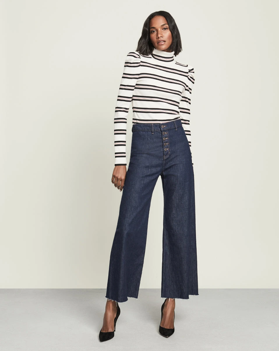 Veronica Beard Grant Wide-Leg Jean Veronica Beard Grant Wide-Leg Jean