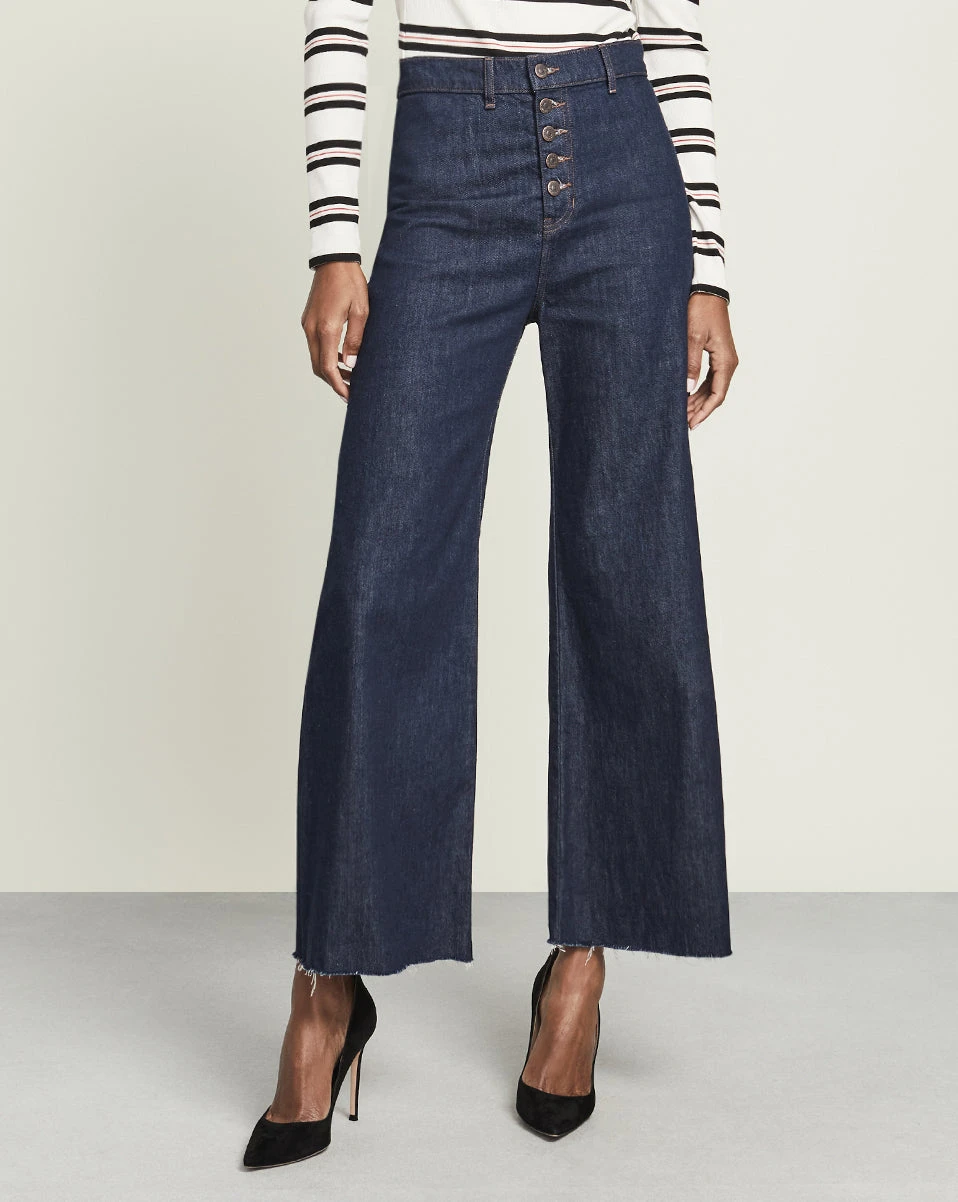 Veronica Beard Grant Wide-Leg Jean Veronica Beard Grant Wide-Leg Jean