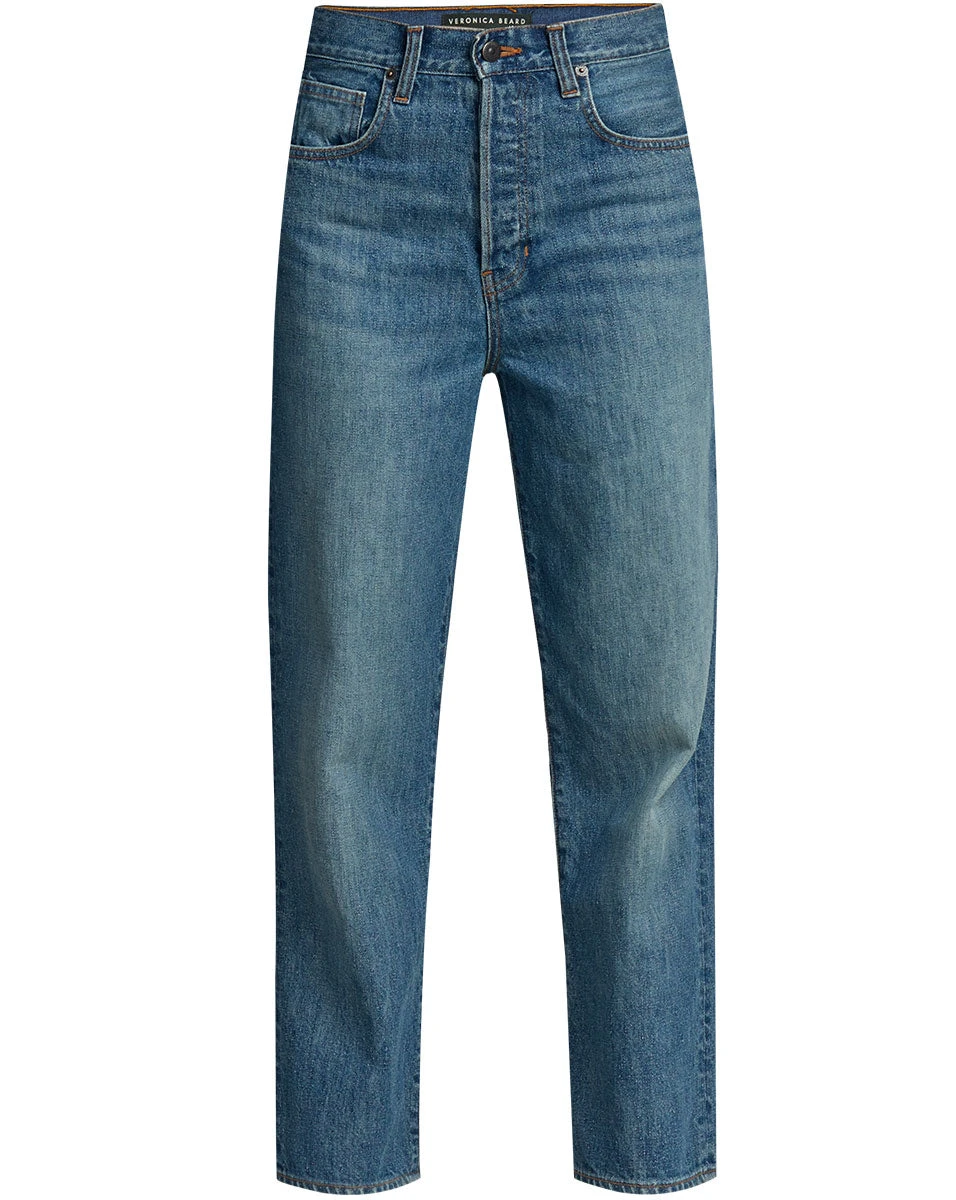 Veronica Beard Blake Straight-Leg Jean Clothing Veronica Beard Blake Straight-Leg Jean Clothing