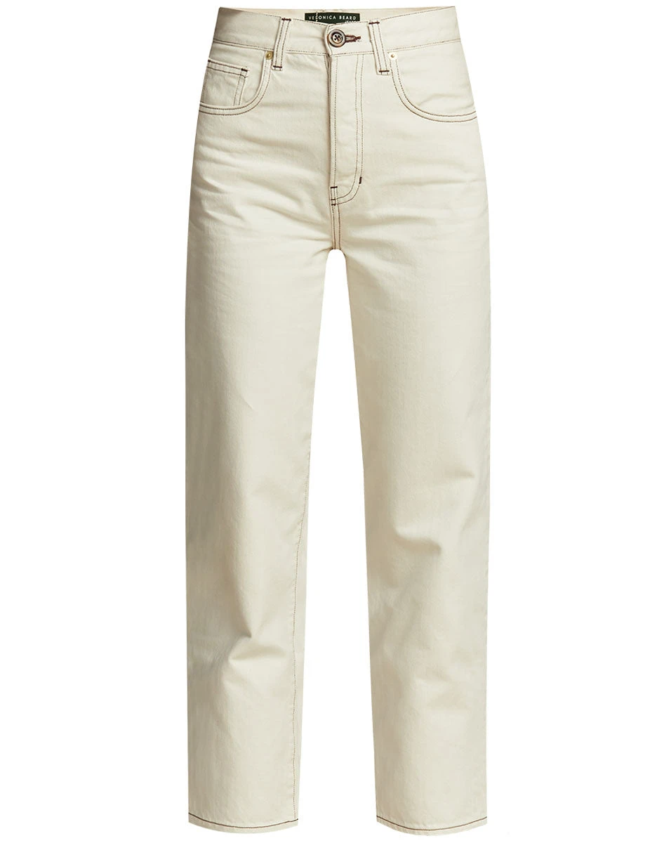 Veronica Beard Blake Straight-Leg Jean | Contrast Stitching Clothing Veronica Beard Blake Straight-Leg Jean | Contrast Stitching Clothing